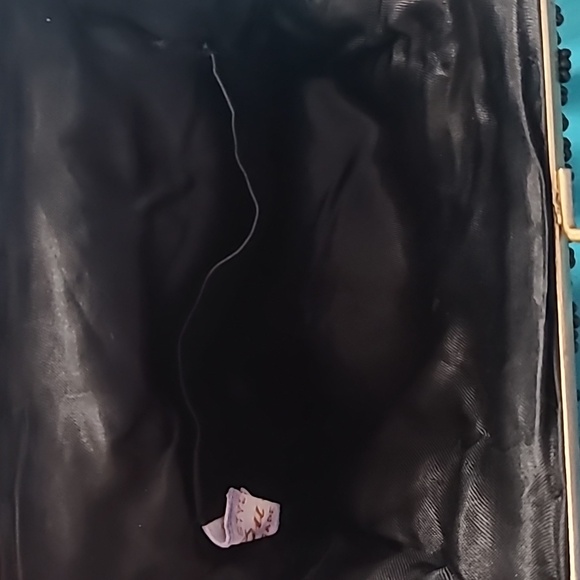 Du-Val Black Beaded Purse - Picture 2 of 3